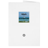 Fêter America USA Flag Stars Holiday Card (Dos)