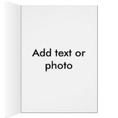 Fêter America USA Flag Stars Holiday Card (Intérieur (Droit))