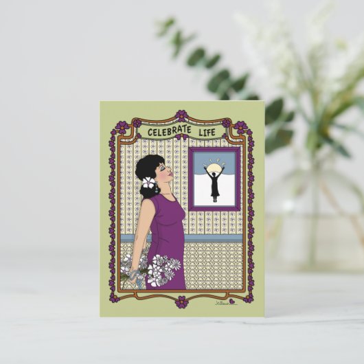 Fêter la carte postale Life_A_ (Debout devant)