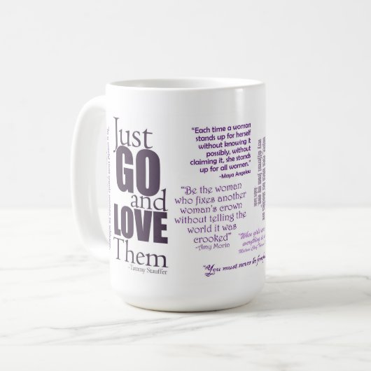 Fêter les femmes - Mug (Devant gauche)