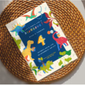 Fêter Mes Quatre Ans Invitation Anniversaire Garço