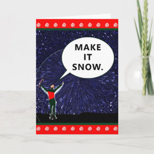 Fêtes Annuelles Cartes de Noël de science-fiction drôles pour les