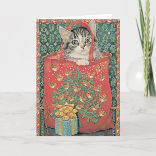 Fêtes Annuelles Cartes de Noël pour chats (Devant)