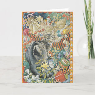 Fêtes Annuelles Cartes de Noël pour chats