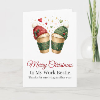 Fêtes Annuelles Cartes de Noël pour les tasses de café de la meill