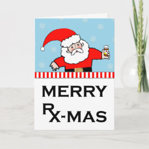Fêtes Annuelles Cartes de Noël pour Pharmacie Pharmacien Fête de N