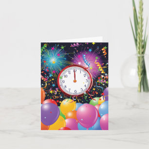 Fêtes Annuelles Cartes de notes pour la nouvelle année