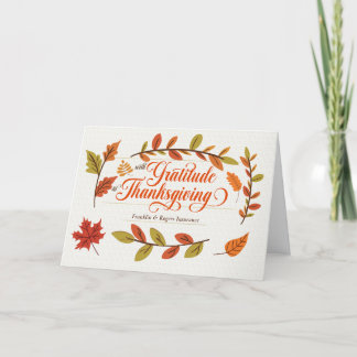 Fêtes Annuelles Cartes de remerciement d'affaires pour la fête d'A
