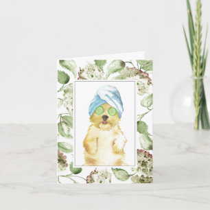 Fêtes Annuelles Cartes de remerciement mignonnes aquarelle pour an