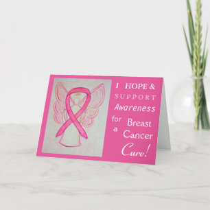 Fêtes Annuelles Cartes de voeux pour la sensibilisation au cancer