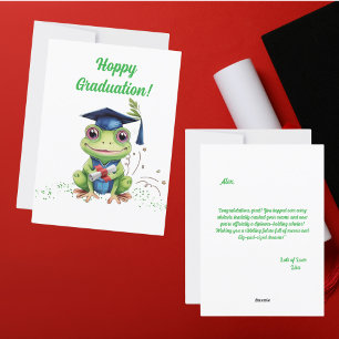 Fêtes Annuelles Cartes de voeux pour l'obtention d'un diplôme de G