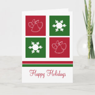 Fêtes Annuelles Cartes de voeux pour Noël et Snowflakes