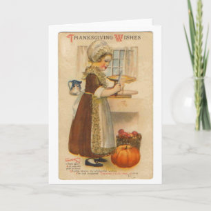 Fêtes Annuelles Cartes de voeux Vintages pour Thanksgiving