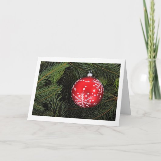 Fêtes Annuelles Cartes pour notes de l'ornement de Noël (Devant)