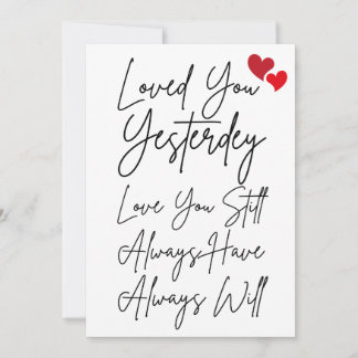 Fêtes Annuelles Je T'Aime Valentines Cartes De Jour Pour Couple