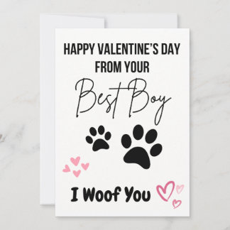 Fêtes Annuelles Les cartes de la Saint Valentin du chien pour mama