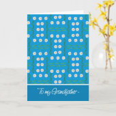 Fêtes Avril Carte d'anniversaire pour grand-père (Fleur jaune)