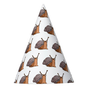Fètes Chapeaux de fête en papier avec escargots