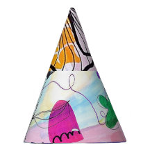 Chapeaux de fête en papier coloré