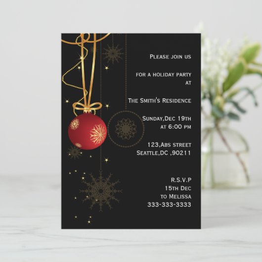 fêtes de fête Invitations (Debout devant)