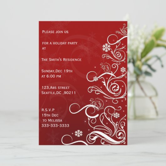 fêtes de fête Invitations (Debout devant)