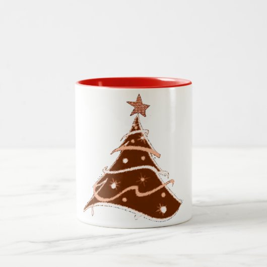fêtes de noël arbre conception tasse design (Centre)