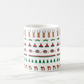 Fêtes de Noël Coupe Rouge Vert Café Mug (Centre)