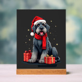 Fêtes de Noël de chien de Schnauzer géant Vacances (Neutre)