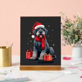 Fêtes de Noël de chien de Schnauzer géant Vacances (Mariage)