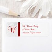 Fêtes de Noël - Étiquettes d'adresse de retour (En situation)