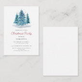 Fêtes de Noël Invitation (Devant / Derrière)