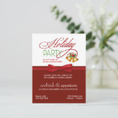 Fêtes de Noël Invitations élégantes (Debout devant)