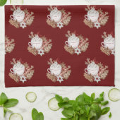 Fêtes de Noël Traitements saisonniers Serviette de (Plié)