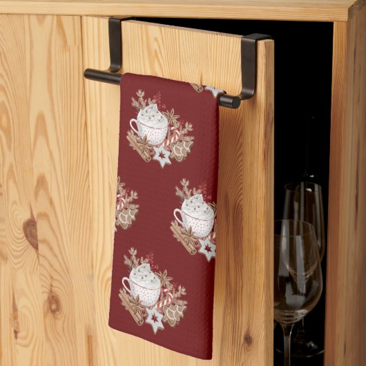 Fêtes de Noël Traitements saisonniers Serviette de (Pliage en tiers)