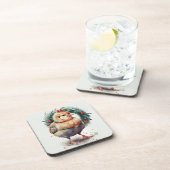 Fêtes / Dessous de verre de poulet de Noël (Côté Droit)