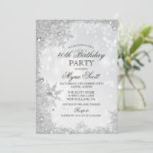 Fêtes d'hiver Invitation de fête d'anniversaire (Debout devant)