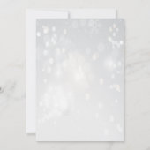 Fêtes d'hiver Invitation de fête d'anniversaire (Dos)