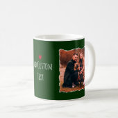 Fêtes Famille de Noël Custom Photo Mug Cadeau (Devant droit)