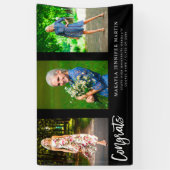 Fêtes Modernes 3 Photo Bannière - Noir (Vertical)