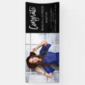 Fêtes modernes H L Photo Bannière Graduelle - Noir (Vertical)