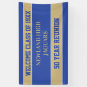 Fêtez ! Bannière de réunion de classe personnalisé (Vertical)