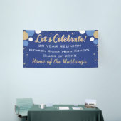 Fêtez ! Bannière Réunion Classe Confetti (Salon professionnel)