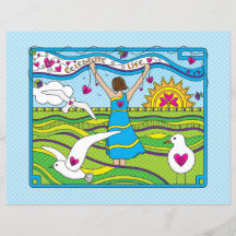 Fêtez la feuille papier Life_Flat 11 po x 8,5 po