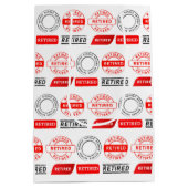 Fêtez ! Sac cadeau pour retraités amusants (Dos)