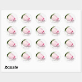 Fêtez ! Sticker rose (Feuille)