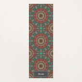 Fethers of Life Mandala patroon retro aangepaste n Yogamat (Voorkant)