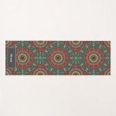 Fethers of Life Mandala patroon retro aangepaste n Yogamat (Voorkant (horizontaal))