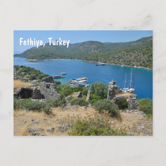 Fethiye, Turkije Briefkaart (Voorkant)