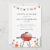 Fêtons avec BBQ Couples Shower Invitation (Devant)