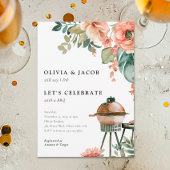 Fêtons avec BBQ Couples Shower Invitation
